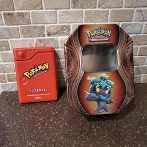 Pokemon Pokedex 1998 and Trading Card Tin